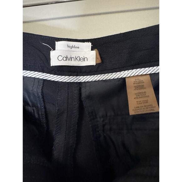 Calvin Klein Women’s Blue Business Open Front Blazer Suit W/ Pants Size 8 - Picture 13 of 13